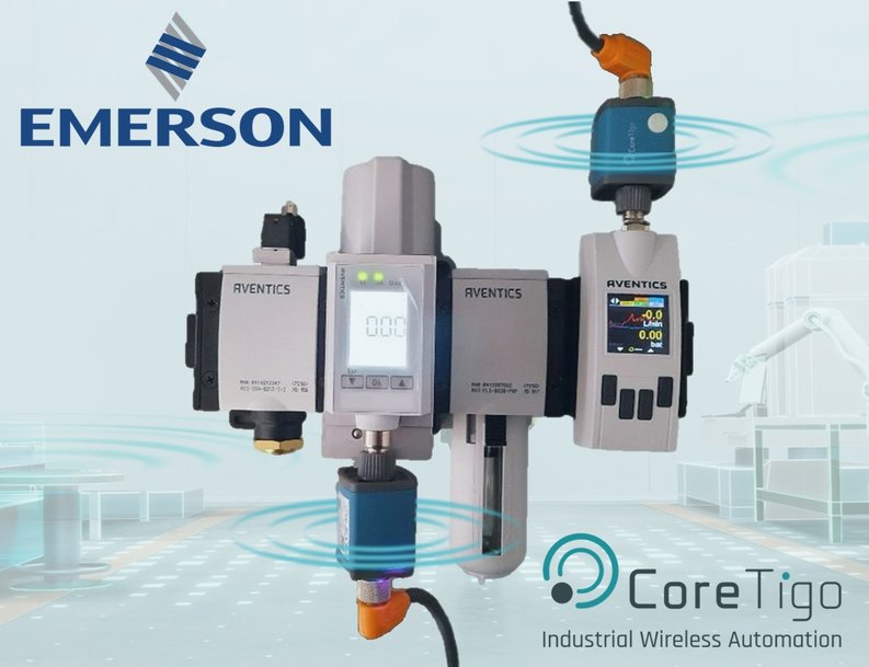 Drahtlose Luftaufbereitungslösung von Emerson und CoreTigo verbessert Nachhaltigkeit und senkt Kosten
